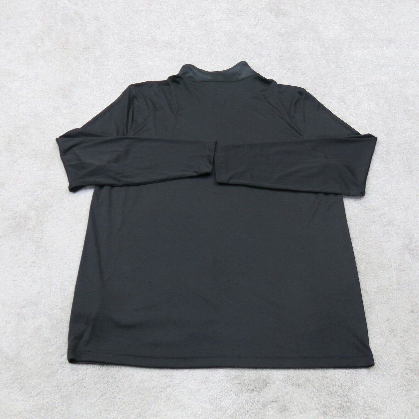 Fanatics Mens Activewear Top Mock Neck Long Sleeve Texas Longhorns Logo Black XL