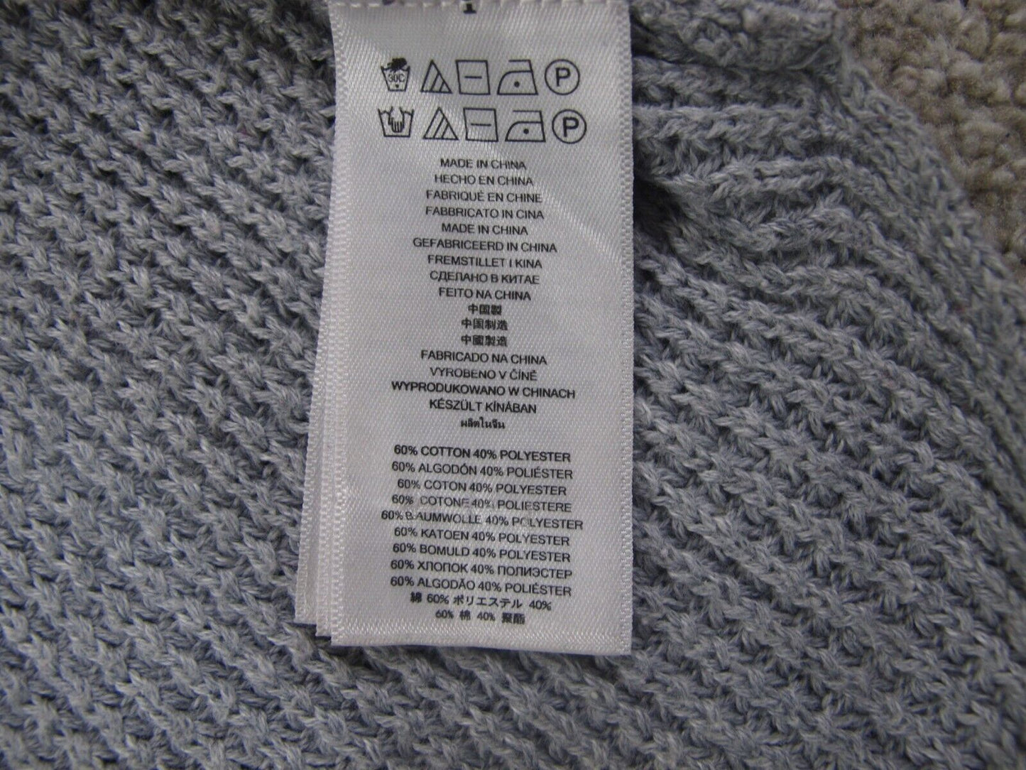 Michael Kors Women Pullover Sweater Knitted Cowl Neck Long Sleeves  Gray Size XS