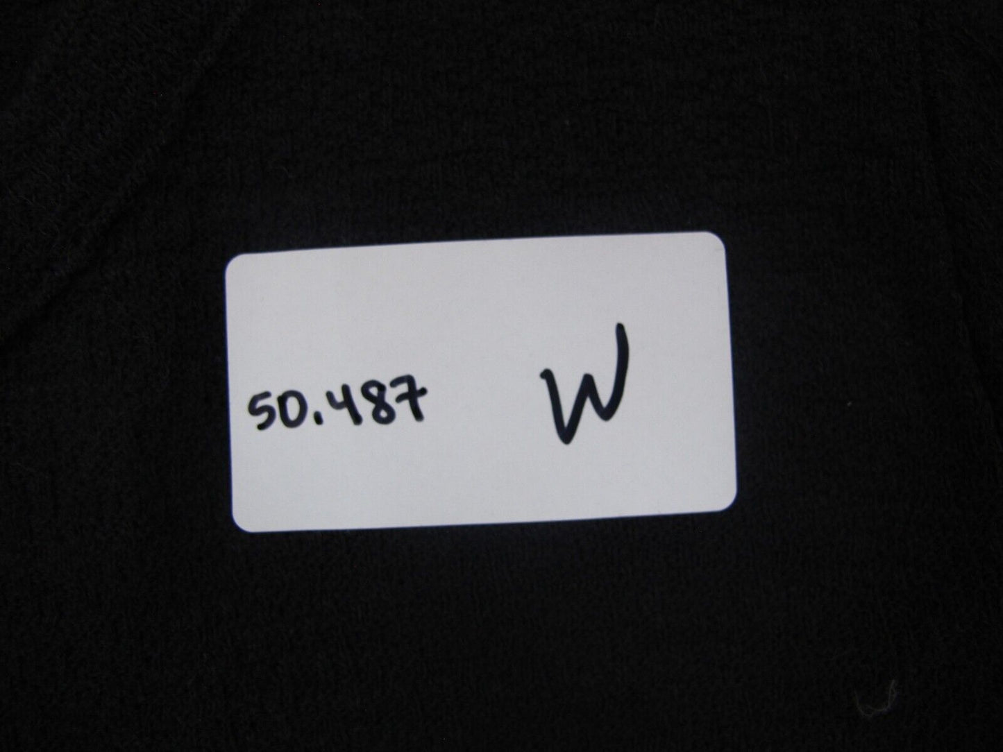 Madewell Womens Pullover Sweater Round Neck Front knot 100%Cotton Black Size XXS