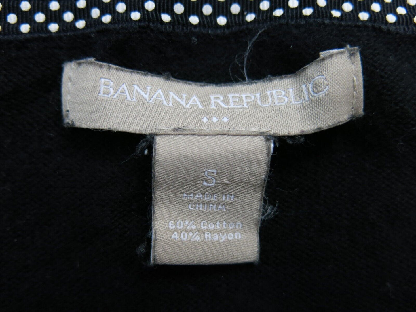 Banana Republic Women Knitted Cardigan Sweater Long Sleeve Black Size Small