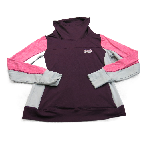 Pink Victorias Secret Womens Sweatshirt High Neck Ultimate Maroon Pink SZ Large