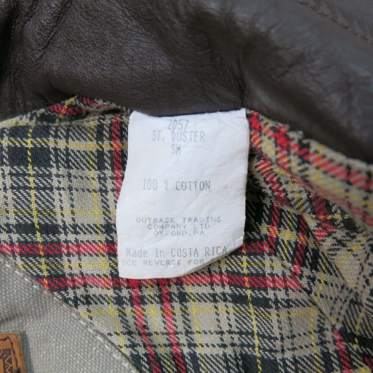 Vintage Mens Long Overcoat Single Breasted Long Sleeves Cotton Beige Size SM