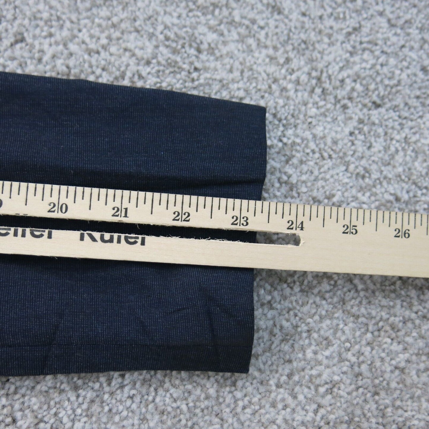 Ann Taylor Womens Blazer Coat Single Breasted Long Sleeve Pockets Blue Size 6
