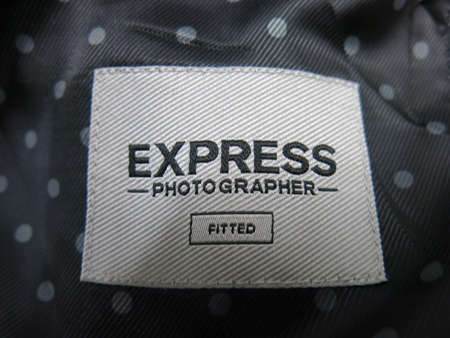Express Women Blazer Coat Fitted Single Breasted Long Sleeves Black SZ 36 Short
