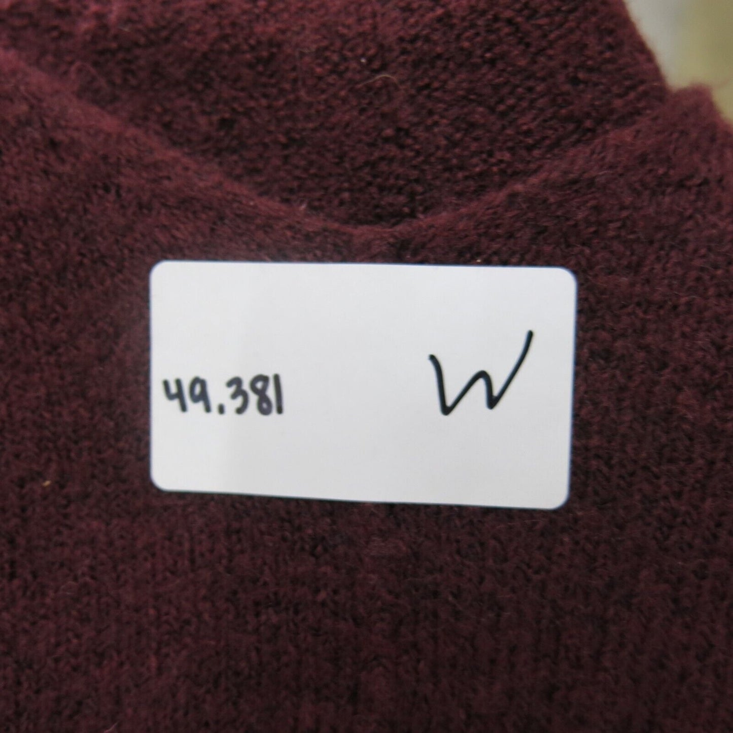 H&M Womens Pullover Sweater Round Neck Long Sleeves Solid Red Size Small