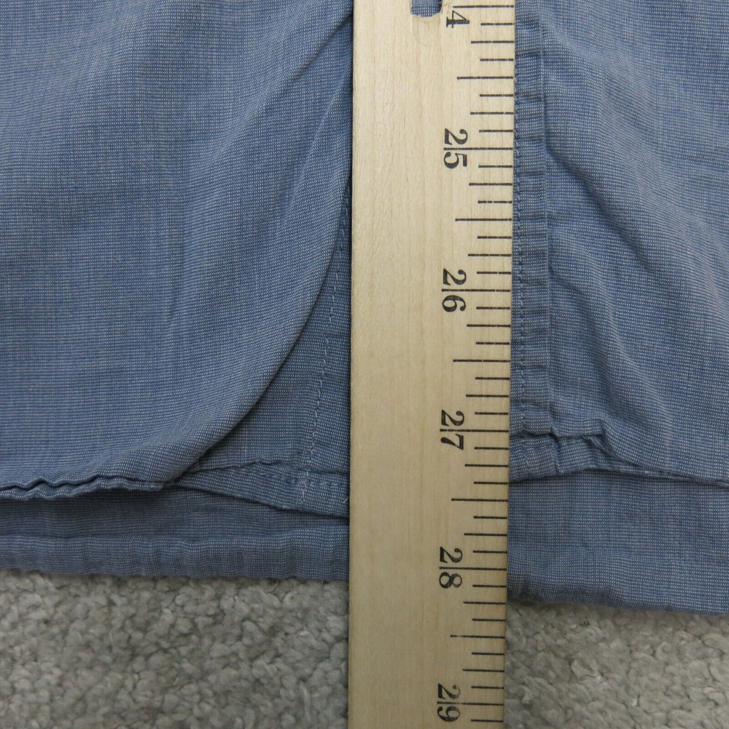 H&M Mens Shirt Button Up Regular Fit Casual Long Sleeves Blue Size X Large