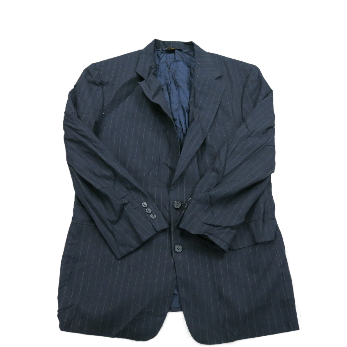 Brooks Brother Mens Blazer Coat Long Sleeves Single Breasted Pocket Blue Size 42