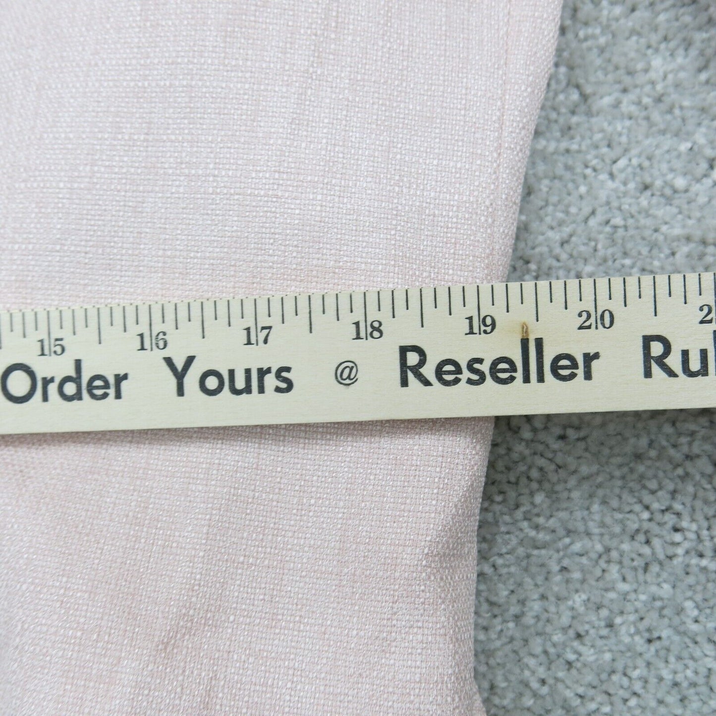 Tahari Womens Double Breasted Pea Coat Long Sleeve Light Pink Size 18