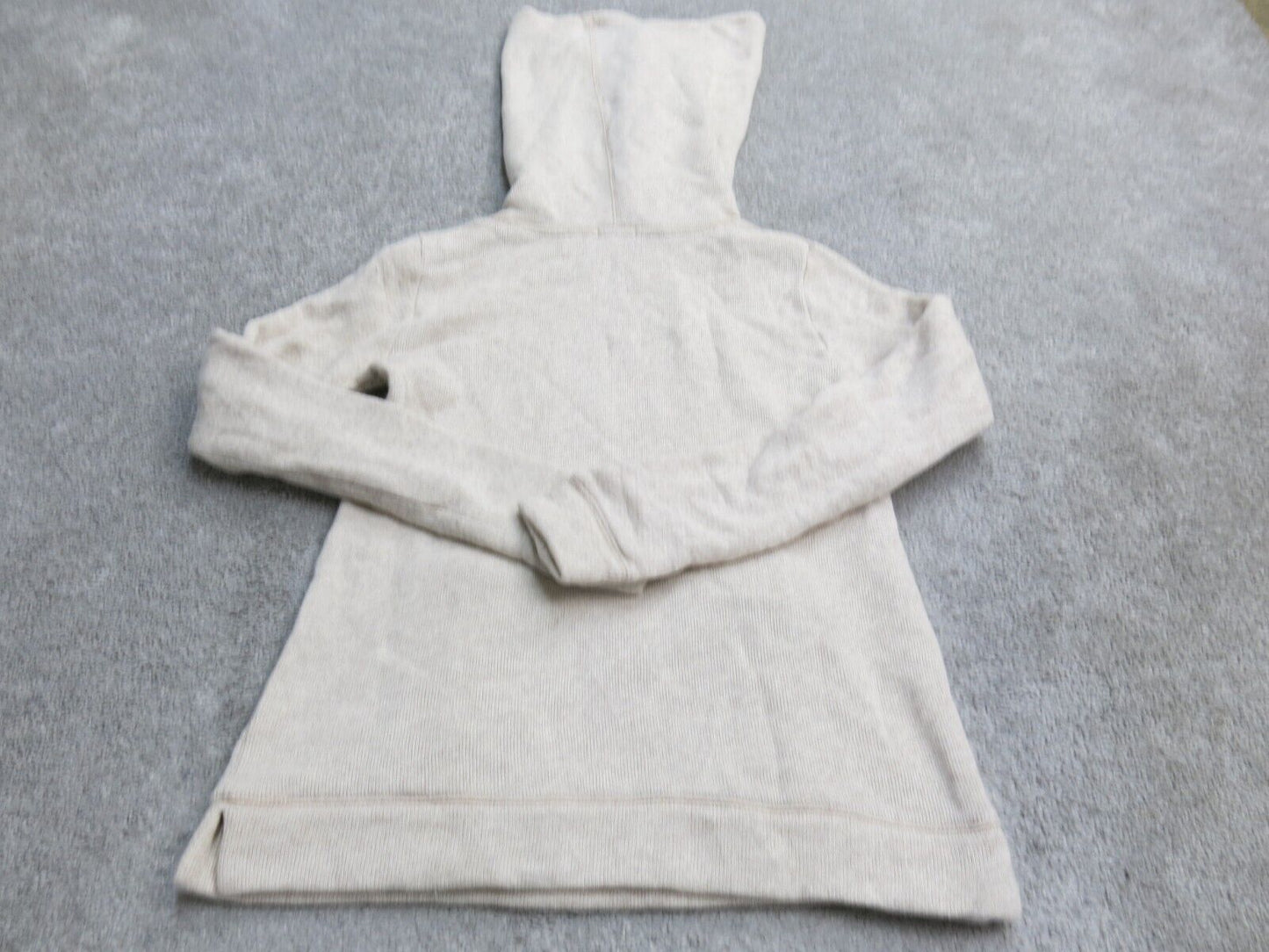 J. Crew Womens Pullover Sweater Long Sleeves Cowl Neck Pocket Beige Size X Small