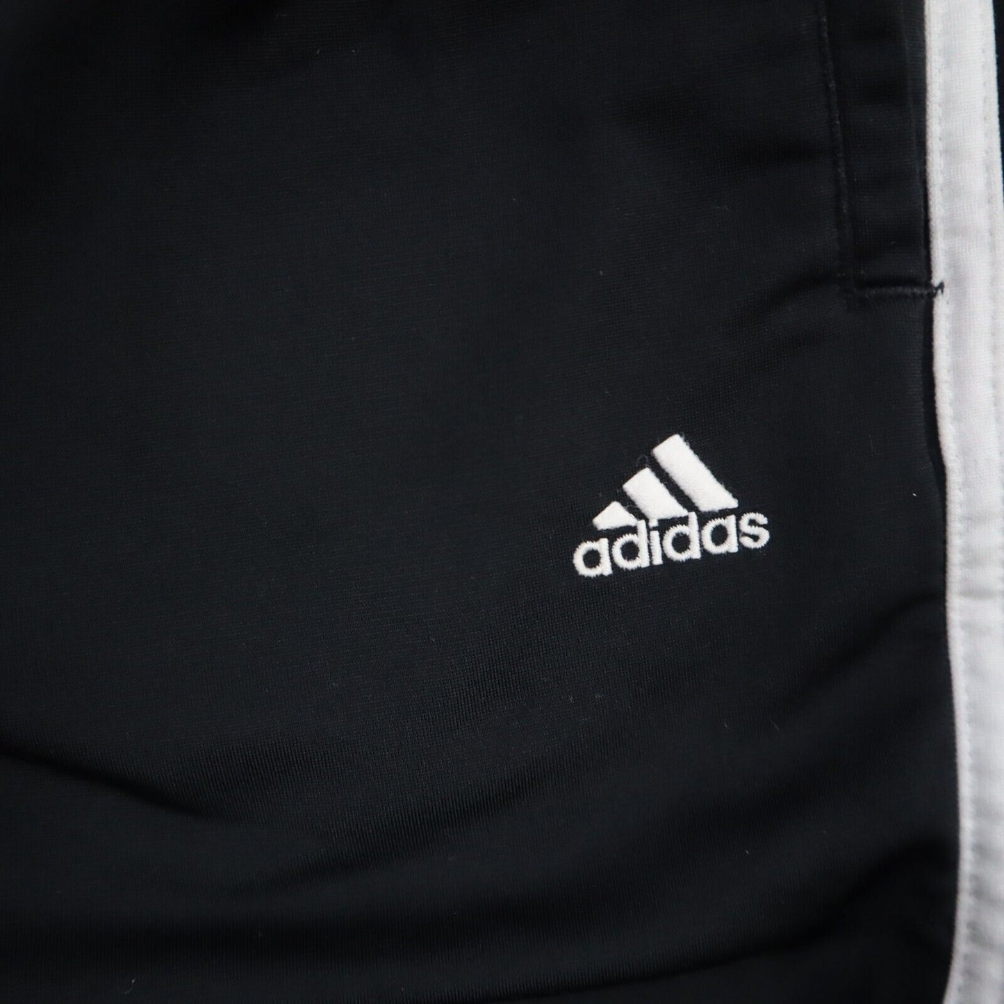 Adidas Track Pants Youth Boys Medium Black Jogging Pants Elastic Waist