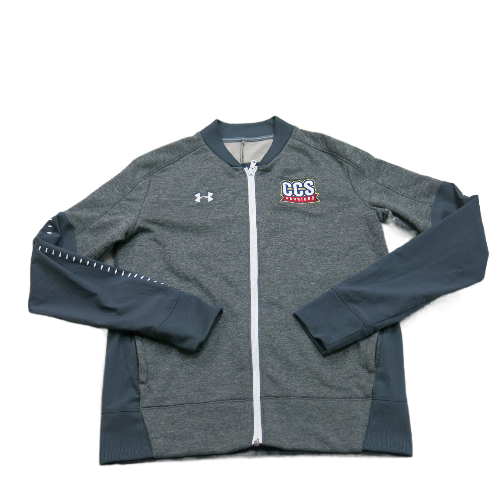 Under Armour CSS Women Full Zip Up Jacket Coldgear Long Sleeve Black Size Medium
