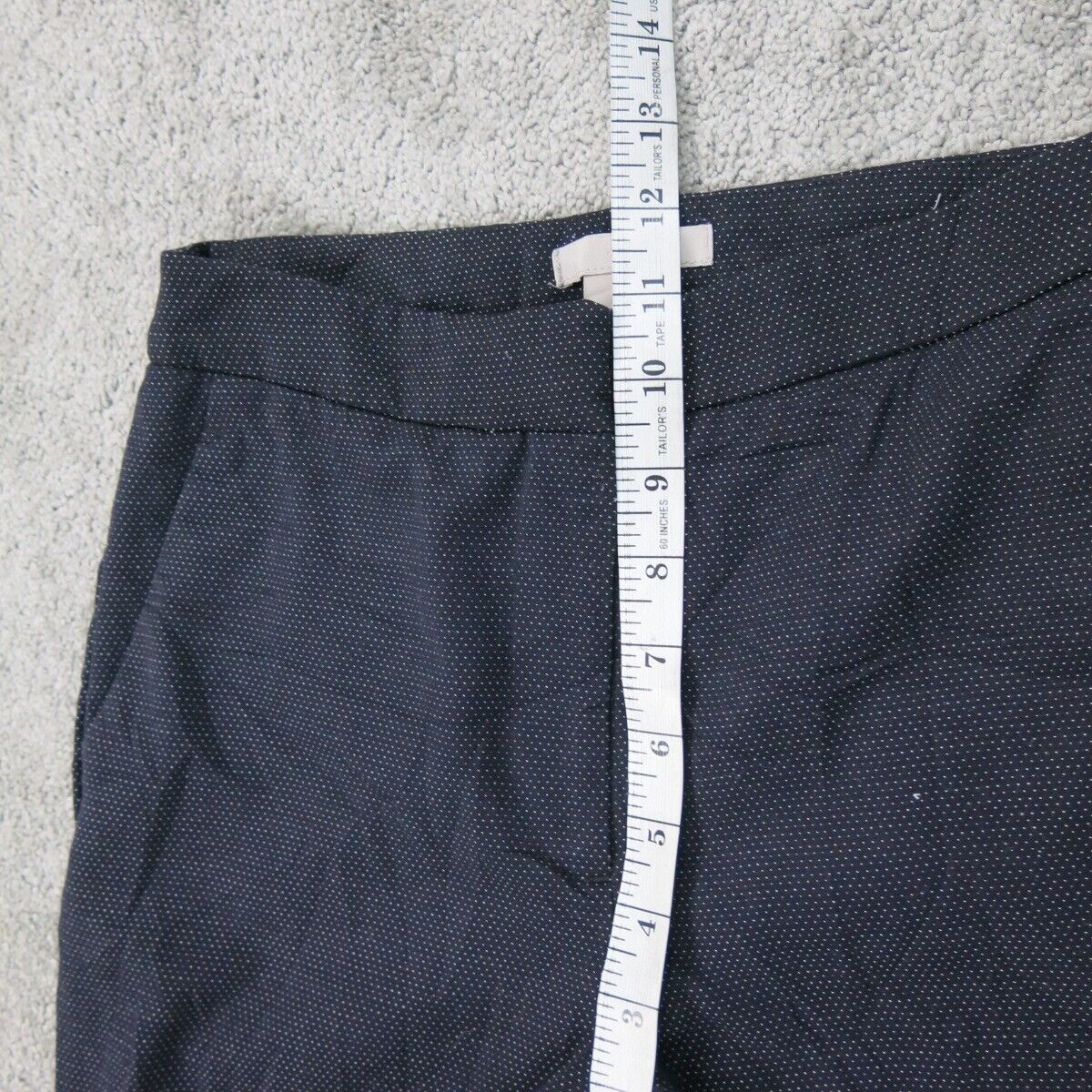 H&M Women Casual Pants Skinny High Rise Slash Pockets Black Size 2