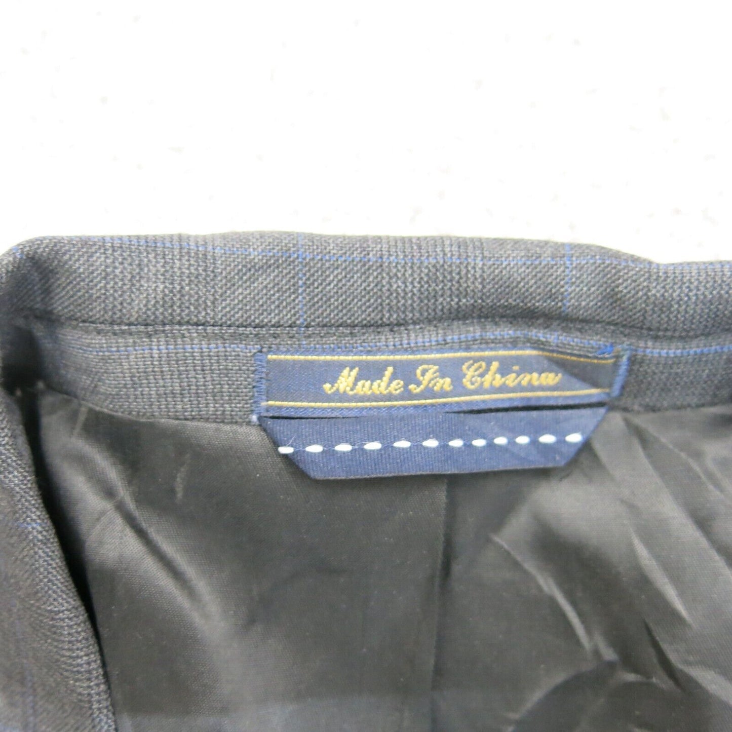 Tommy Hillyer Mens Blazer Coat Single Breasted Pockets Solid Black Size 42 Large