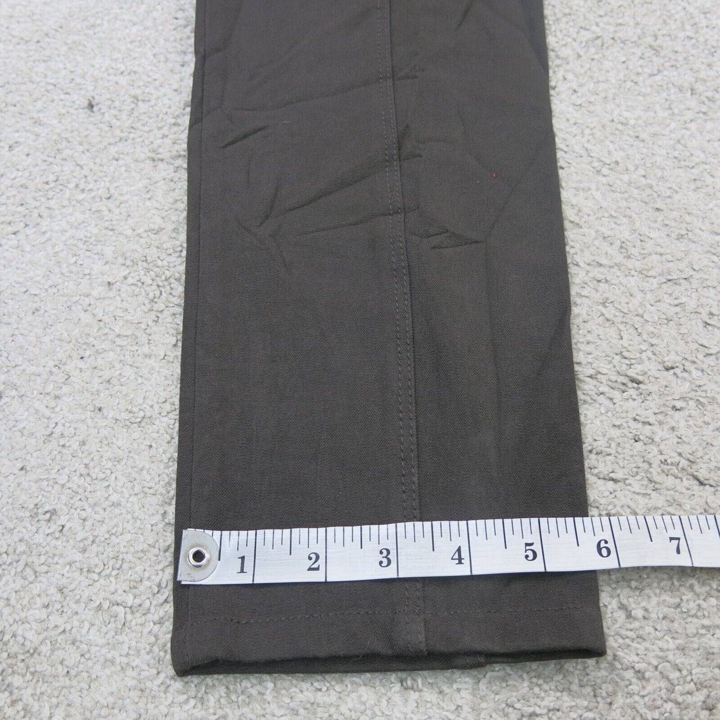 Banana Republic Womens Pant Skinny Leg Mid Rise Flat Front Pockets Black Size 4