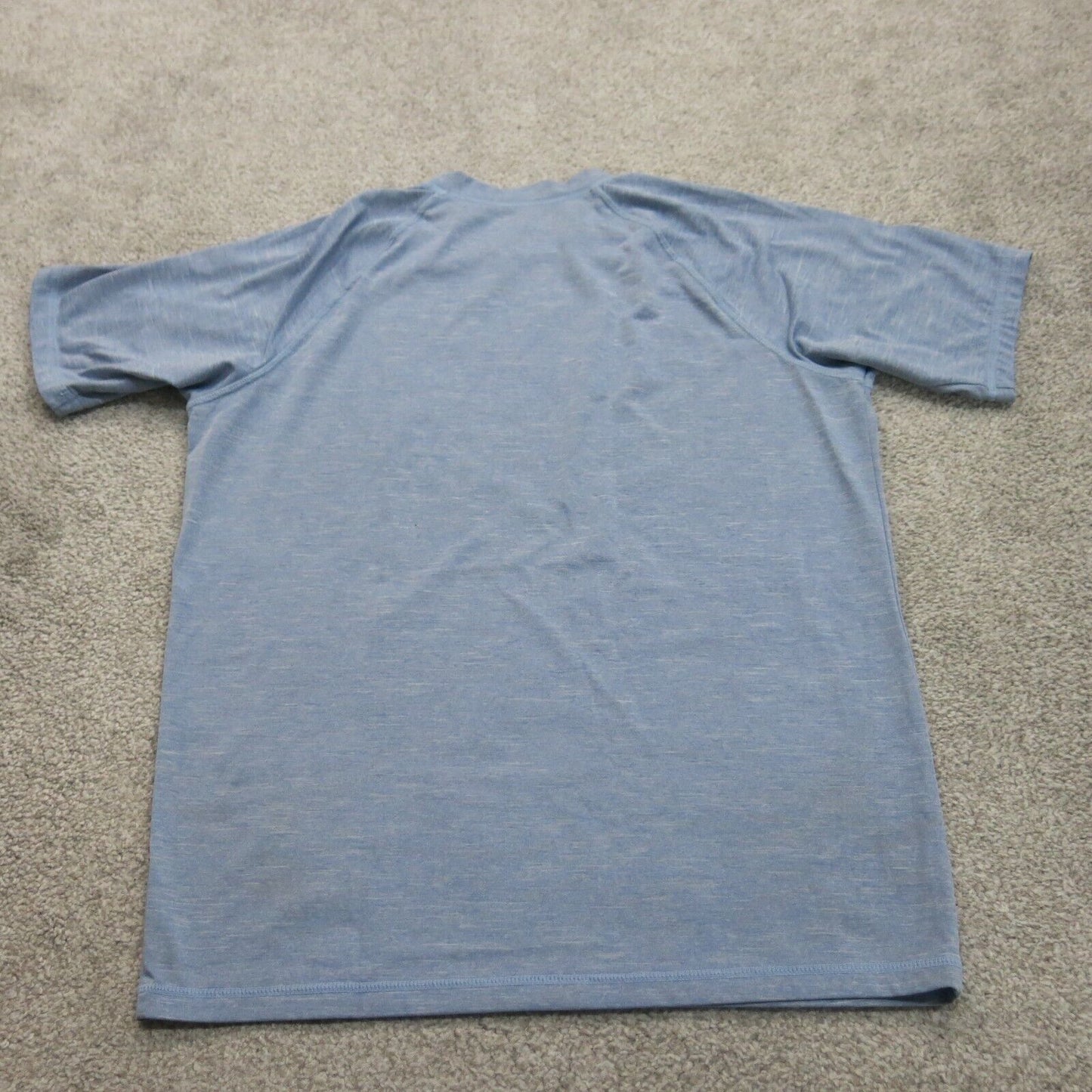 Nike Mens Dri Fit Pullover T Shirt Crew Neck Half Sleeve Blue Size Small