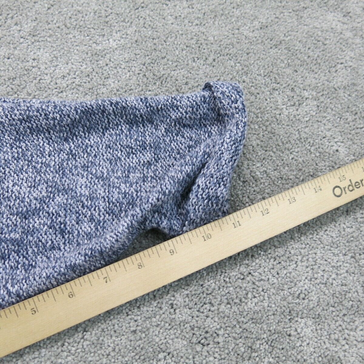 H&M Womens Pullover Sweater Knitted Half Sleeve Boat Neck Gray Size Medium