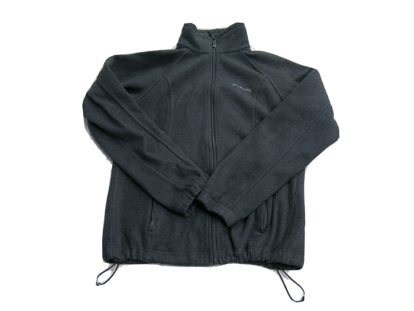 Columbia Sportswear Men Full Zip Up Jacket Mock Neck Long Sleeve Pockets Black M