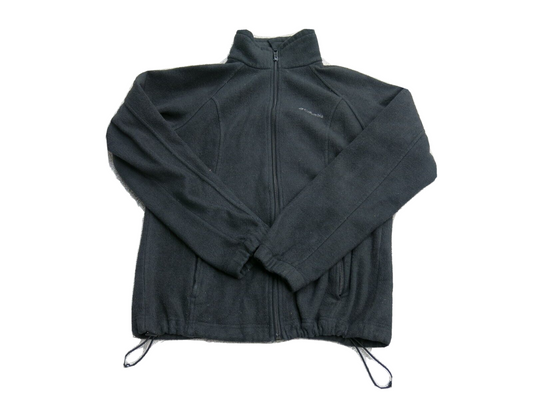 Columbia Sportswear Men Full Zip Up Jacket Mock Neck Long Sleeve Pockets Black M