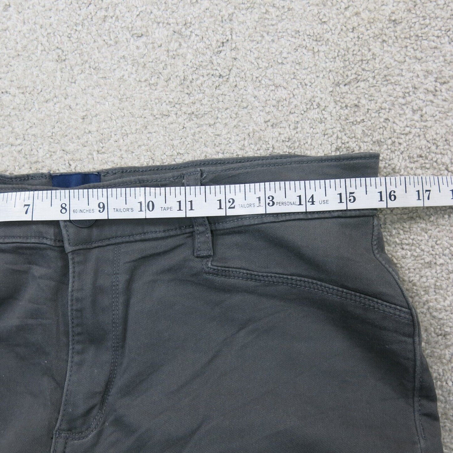 Gap Womens Pants Stretch Skinny Mid Rise Flat Front Pockets Gray Size 10