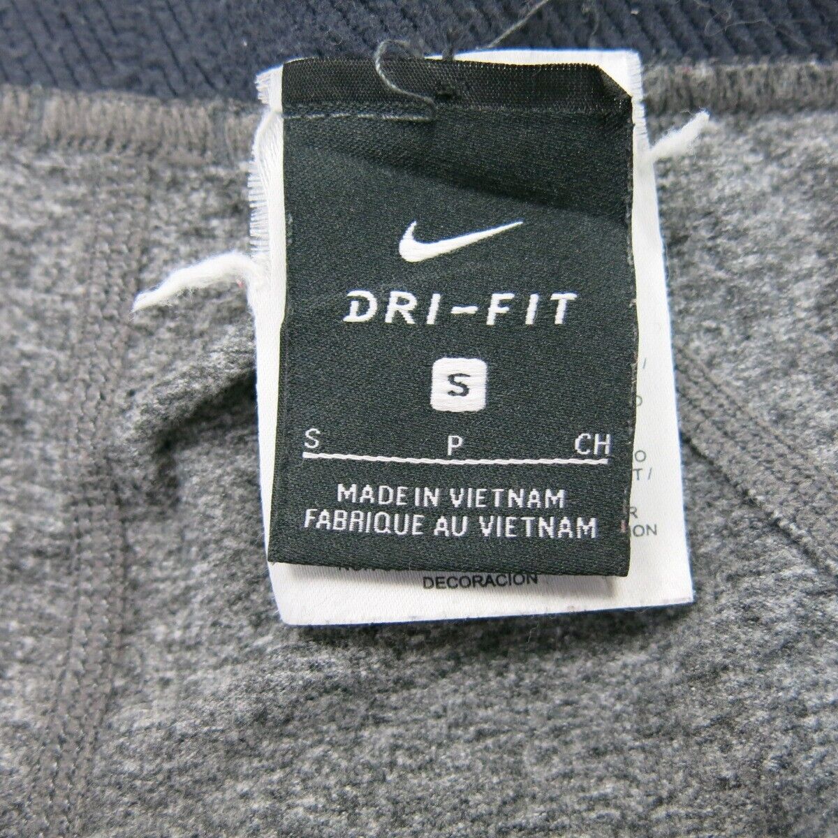 Nike Dri Fit Womens Activewear Legging Mid Rise Elastic Waist Gray Size Small