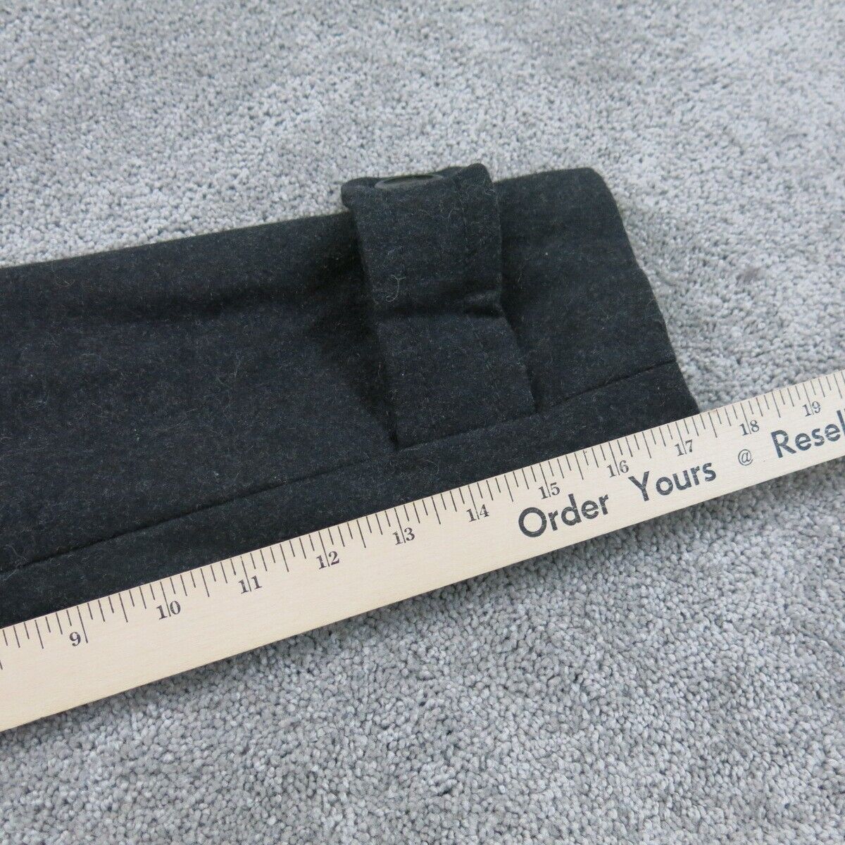 Calvin Klein Womens Pea Coat Double Breasted Long Sleeves Pockets Black Size 6