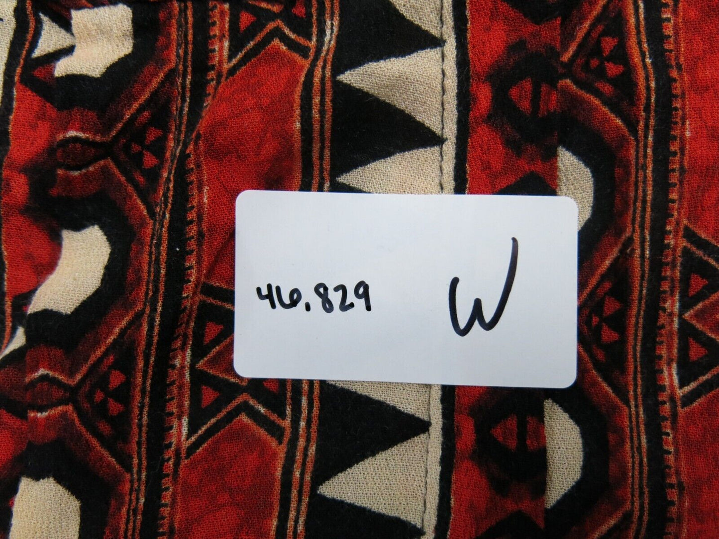 H&M Womens Camisole Tank Top Peplum Hem Wide Strap Geometric Red Black Size 2