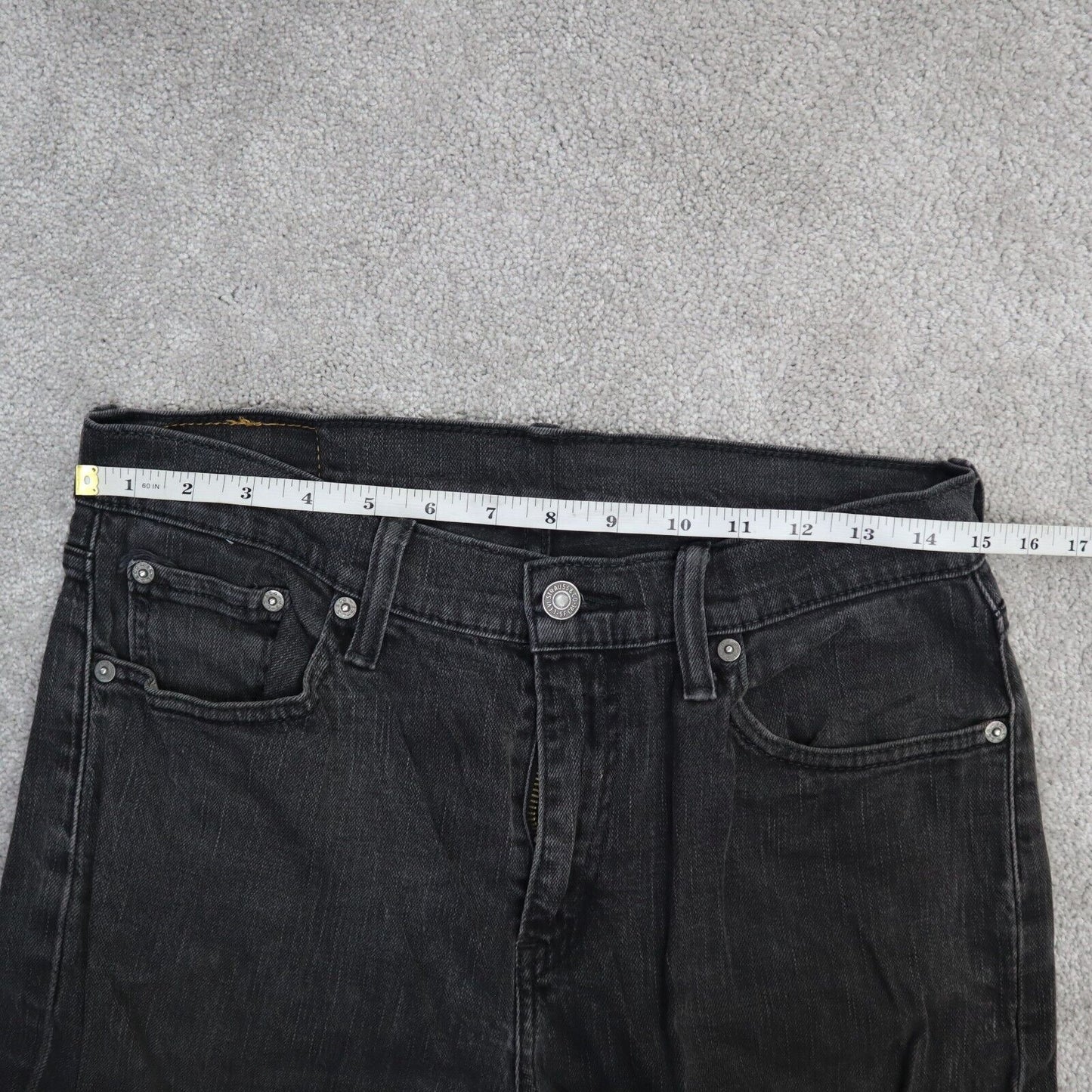 Levi s 508 Jeans Women s Size 30 Black Stretch Slim Fit Skinny Leg Denim Jeans