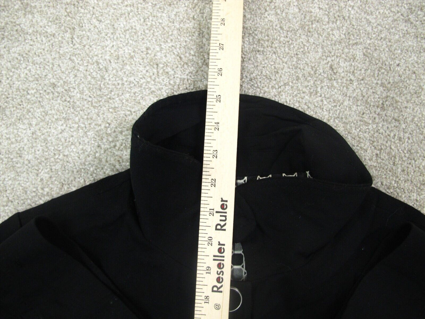 Ann Taylor Womens Blazer Coat Jacket Long Sleeves Front Button Black Size 4