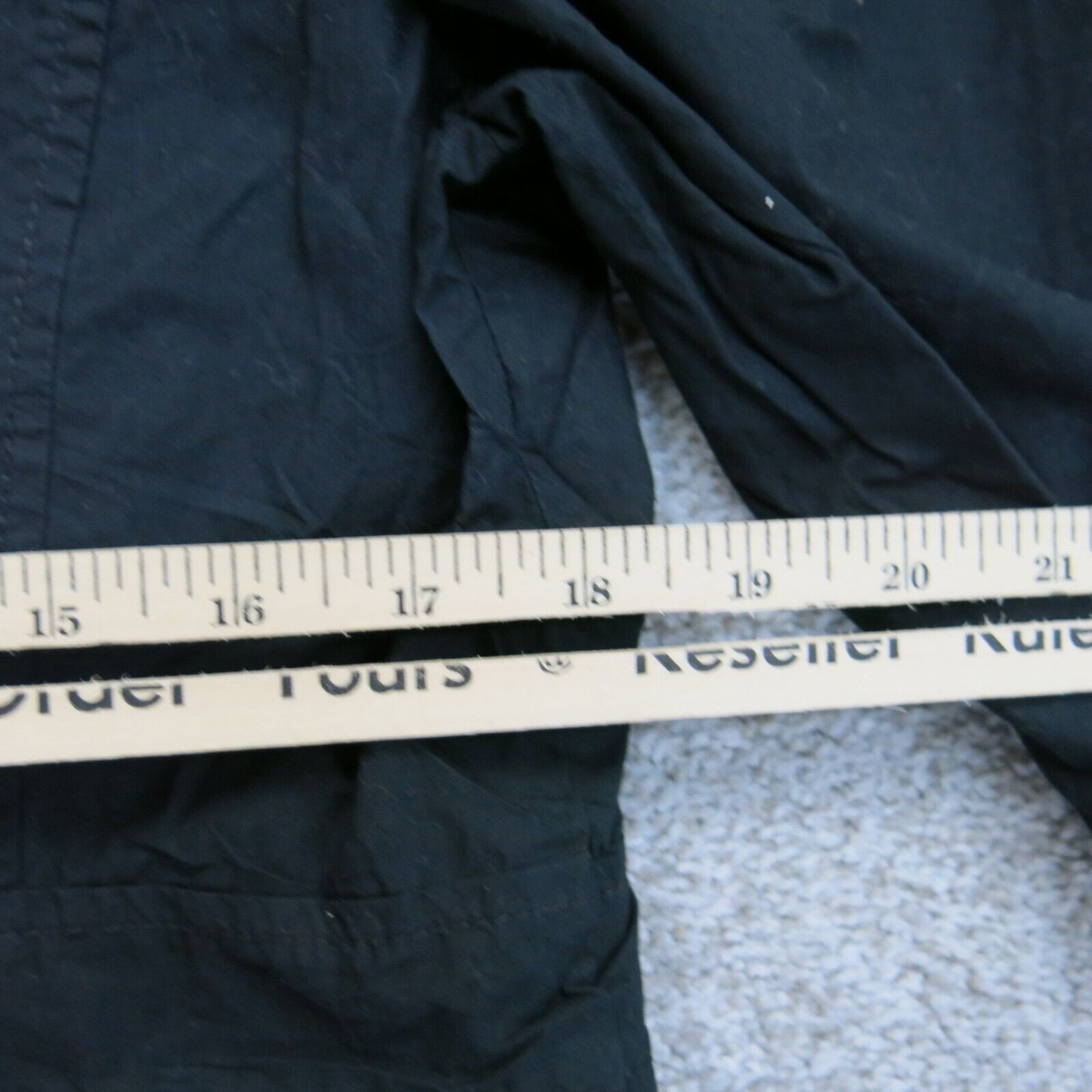 Ann Taylor Womens Full Zip Up Blouson Jacket Pockets Mock Neck Black Size 14