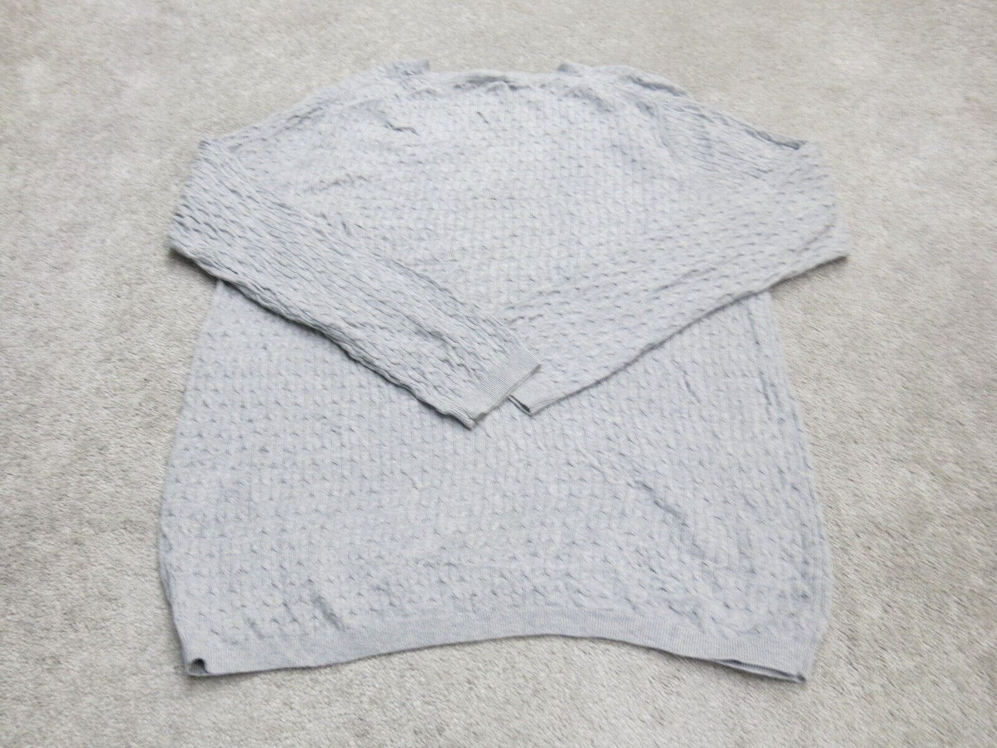 Tommy Hilfiger Mens Pullover Sweatshirt V Neck Long Sleeve Gray Size XXL