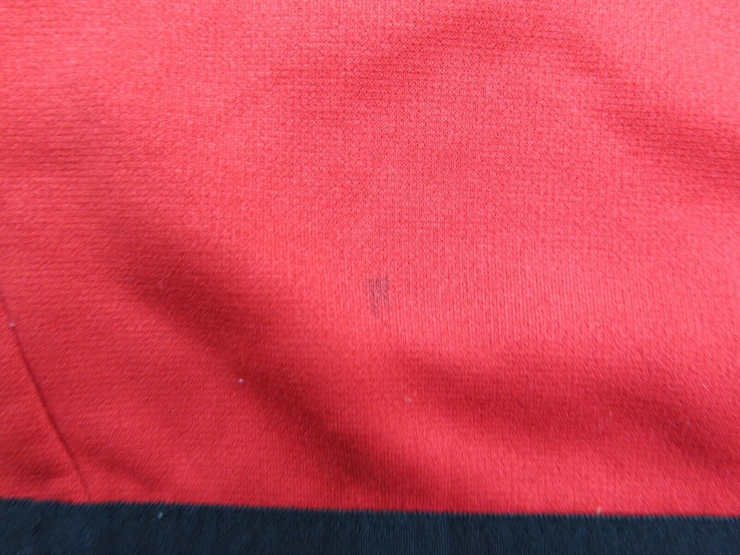 Nike Dri Fit Mens Sweatshirt 1/4 Pullover  Long Sleeve Mock Neck Red Size Small