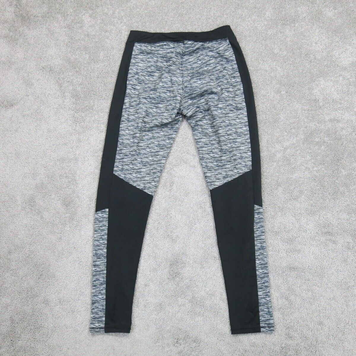 Adidas Womens Legging Gym Training Skinny Leg Low Rise Black Gray Size X Large