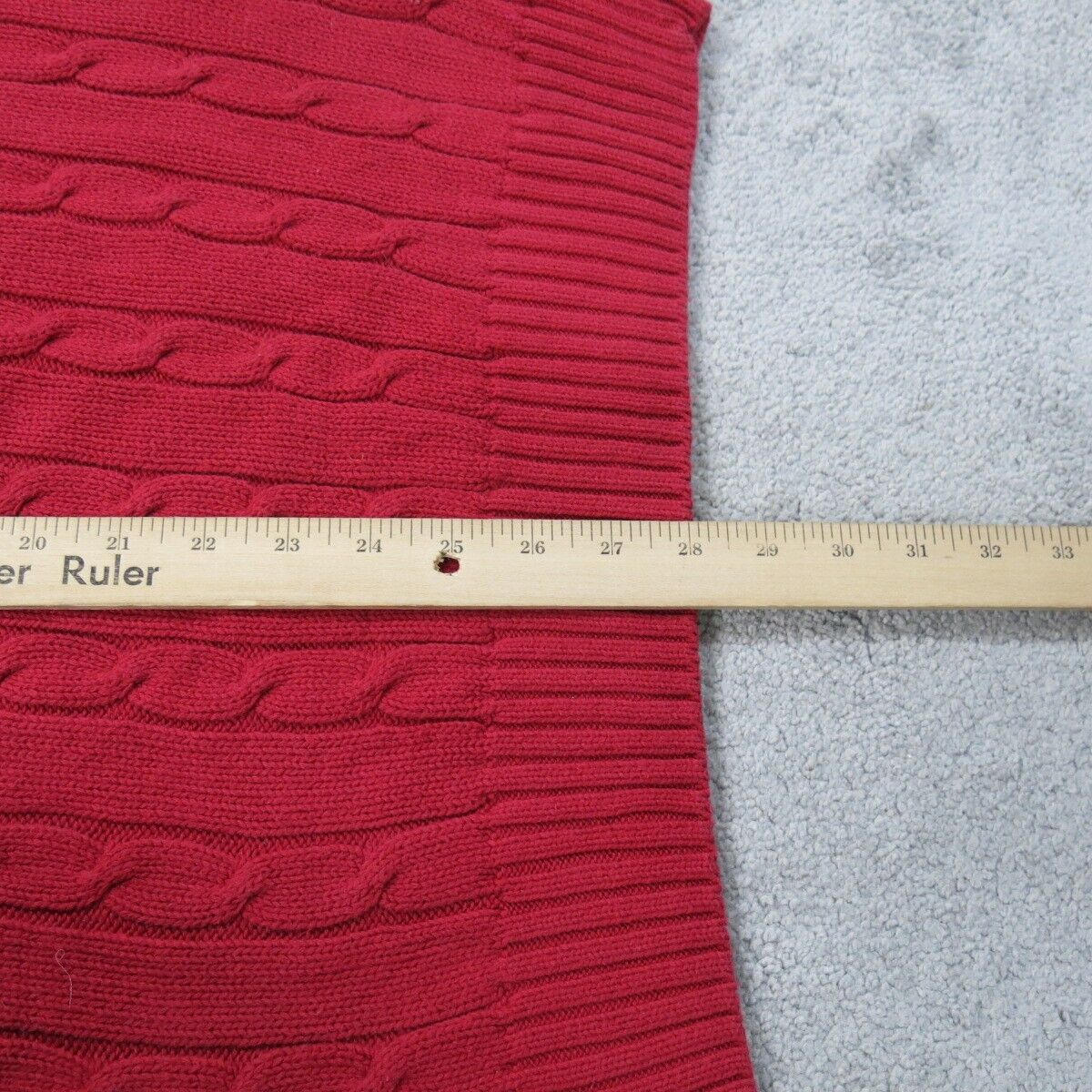 Alexzander Julian Mens Pullover Crew Neck Sweater Long Sleeve Red Size Large