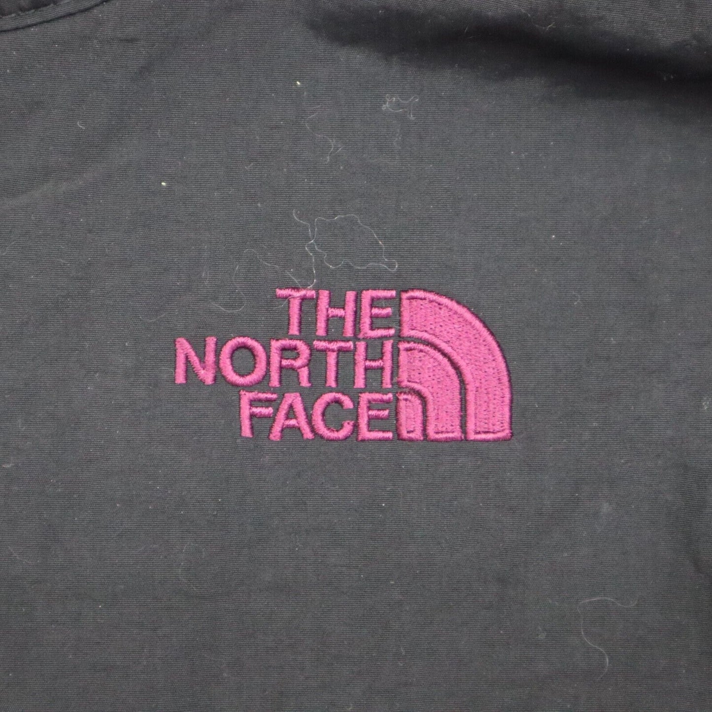 The North Face Youth Girls Denali Fleece Jacket Full Zip Purple Black Size Large