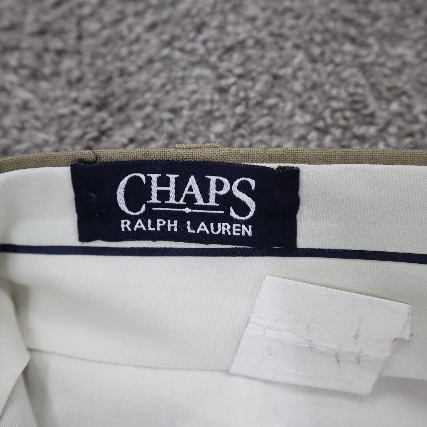 Lauren Ralph Lauren Mens Pant Straight Leg Mid Rise Dress Pant Beige Size W 34