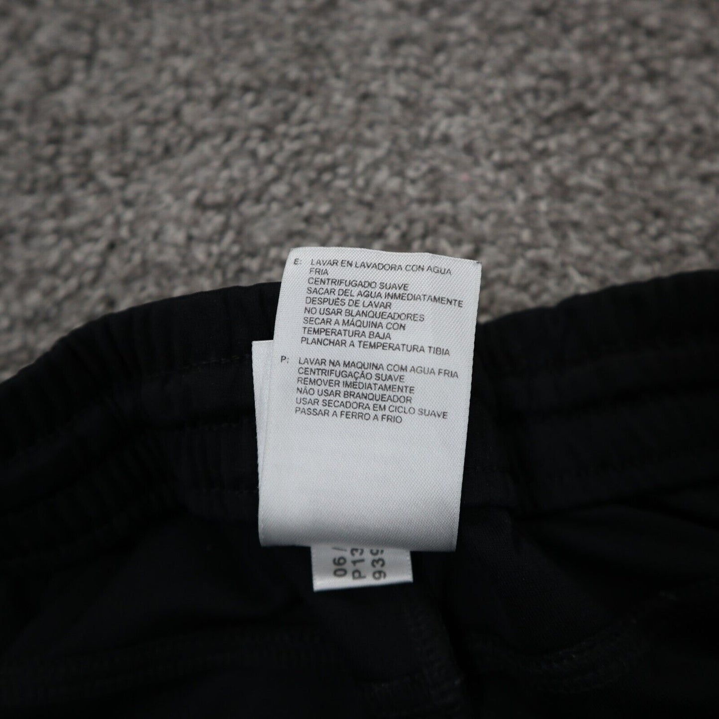 Adidas Mens Track Pant Elastic Waist Stretch Training 3 Striped Black Size XL