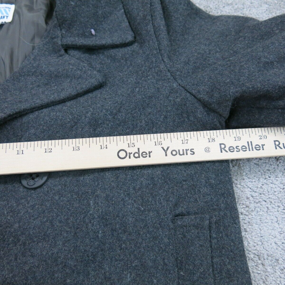 Old Navy Womens Blazer Coat Jacket Double Breasted Long Sleeve Black Size 8