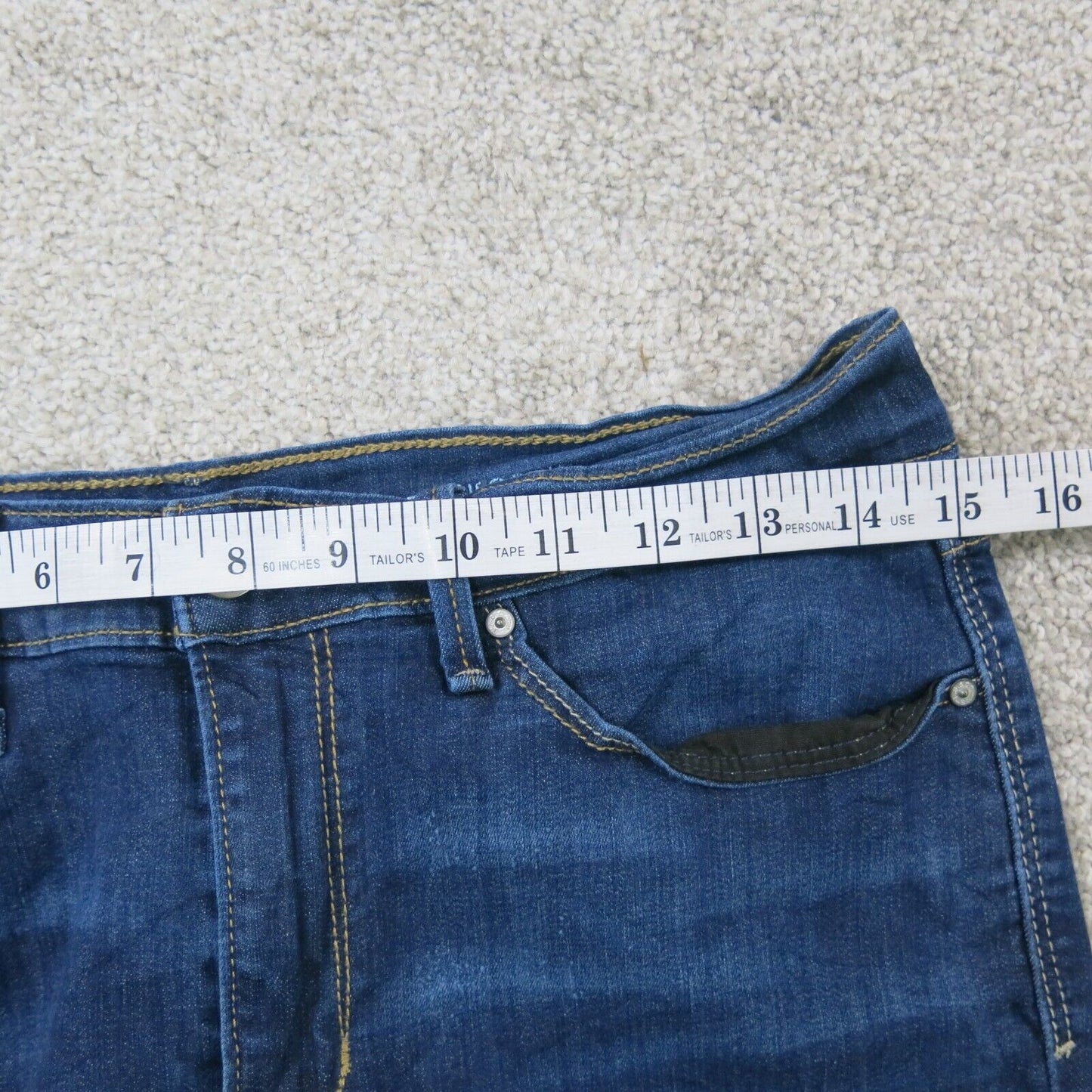 Denizen From Levis Womens Jeans High Rise Jegging Mid Rise Pockets Blue Size W30