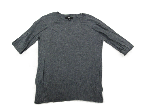 Mossimo Womens Crew Neck Sweater Pullover Long Sleeves Black Size Large