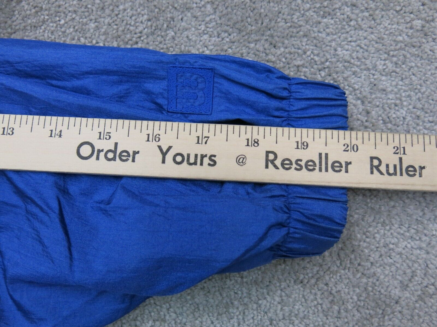 Wilson Mens Bomber Jacket Full Zip Up Long Sleeves Mock Neck Blue Black Size XL
