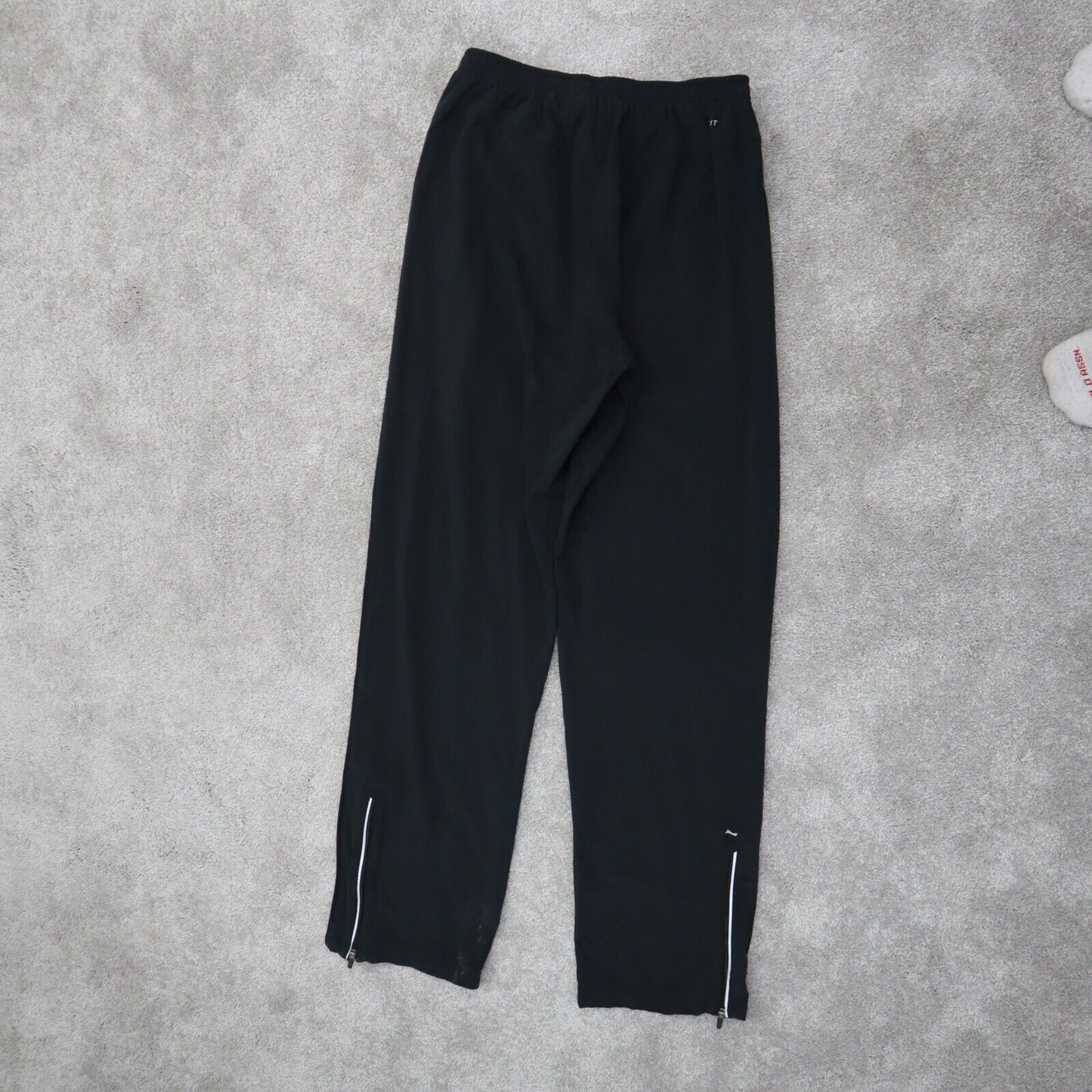Nike Track Pants Youth Boys Medium M Black Sportswear Dri Fit Logo Pants