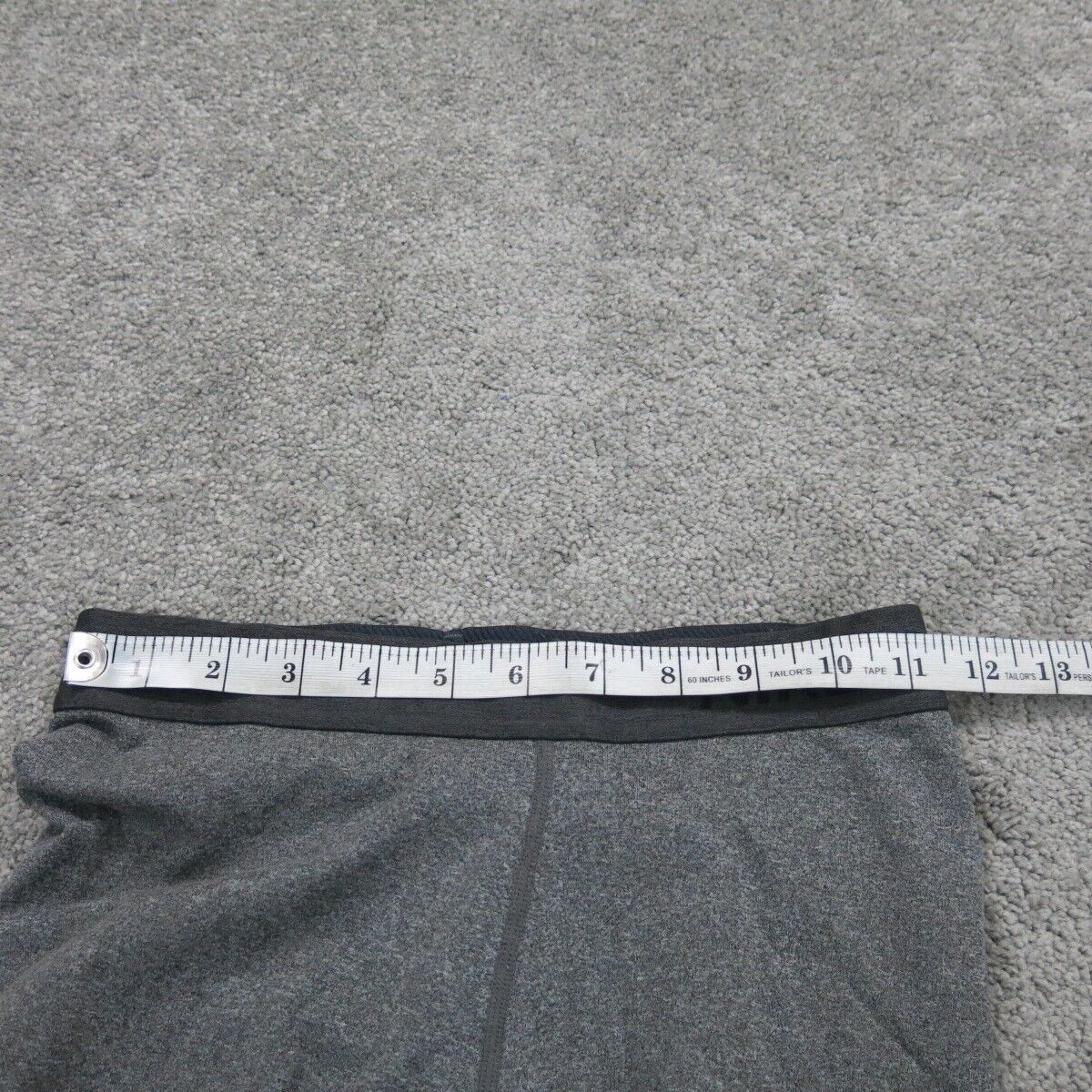 Nike Dri Fit Womens Activewear Legging Mid Rise Elastic Waist Gray Size Small
