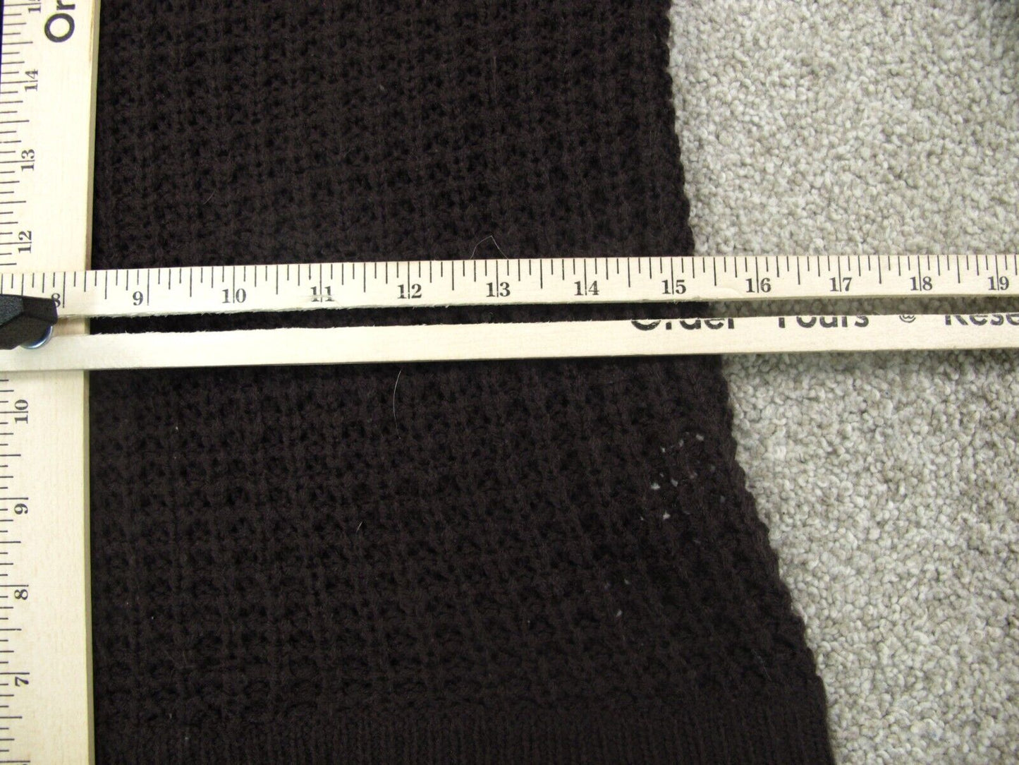 Forever 21 Womens Pullover Knitted Sweater Long Sleeves Dark Brown Size Small