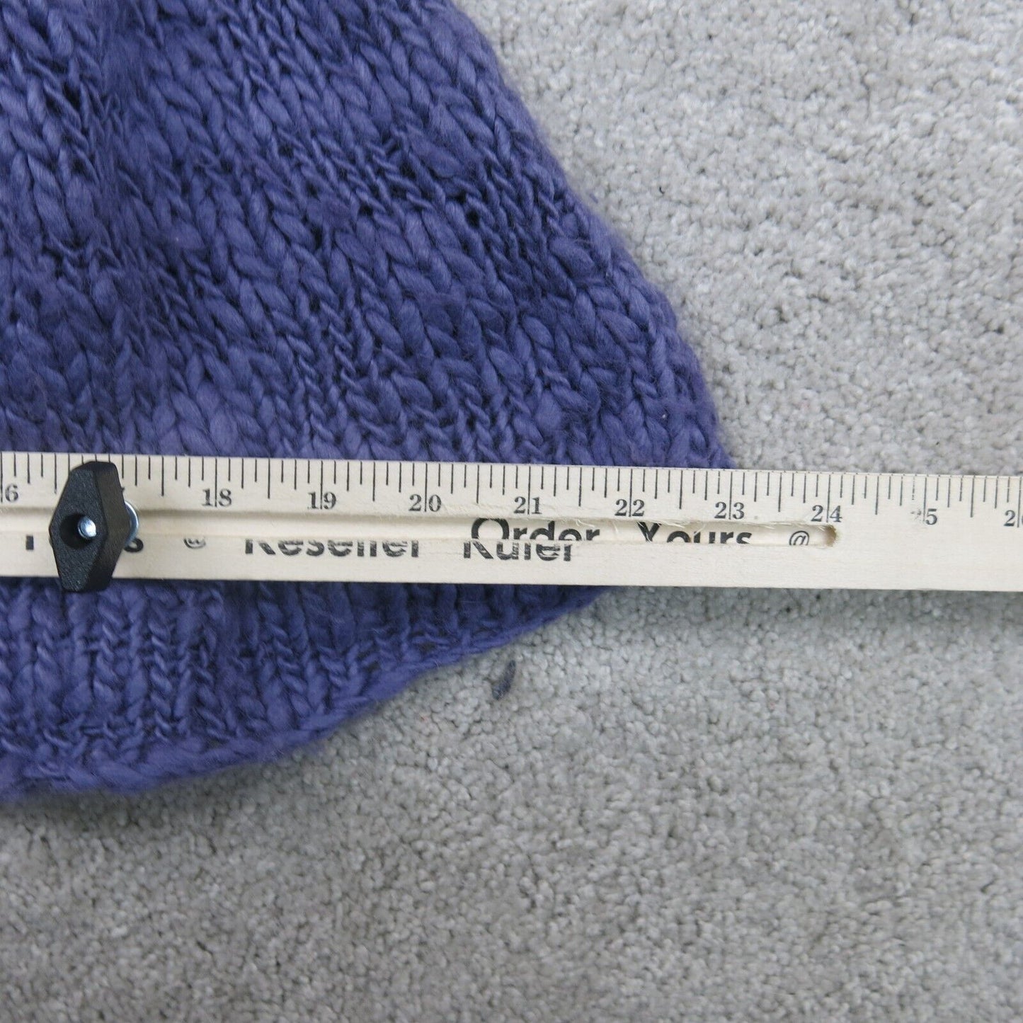 Calvin Klein Womens Pullover Sweater Fit & Flare Crew Neck Purple Size Medium