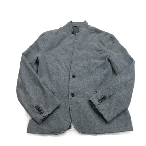 H&M Womens Blazer Coat Single Breasted Long Sleeves Pockets Gray Size 36 Regular