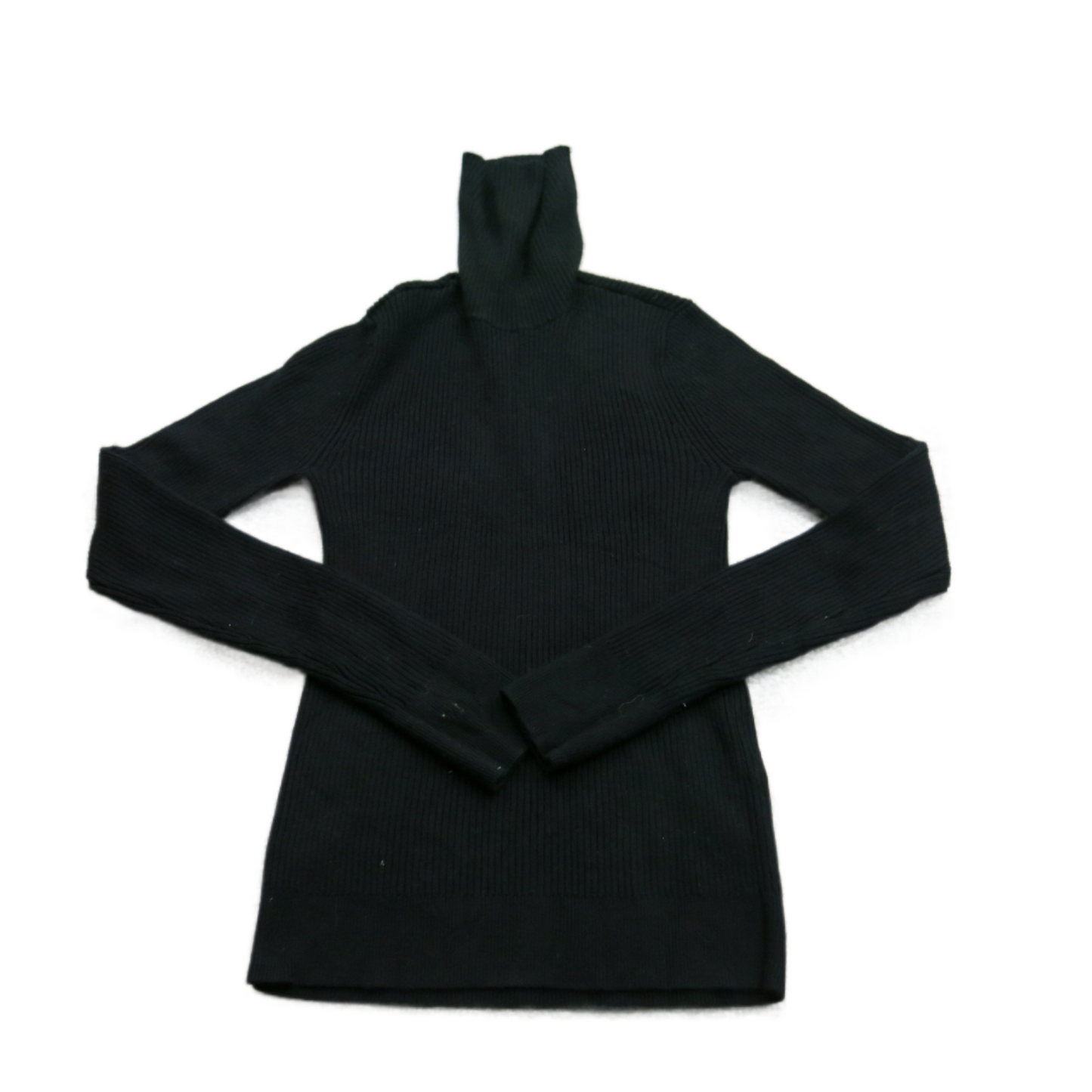 Abercrombie & Fitch Womens Pullover Knitted Sweater High Neck Black Size Small