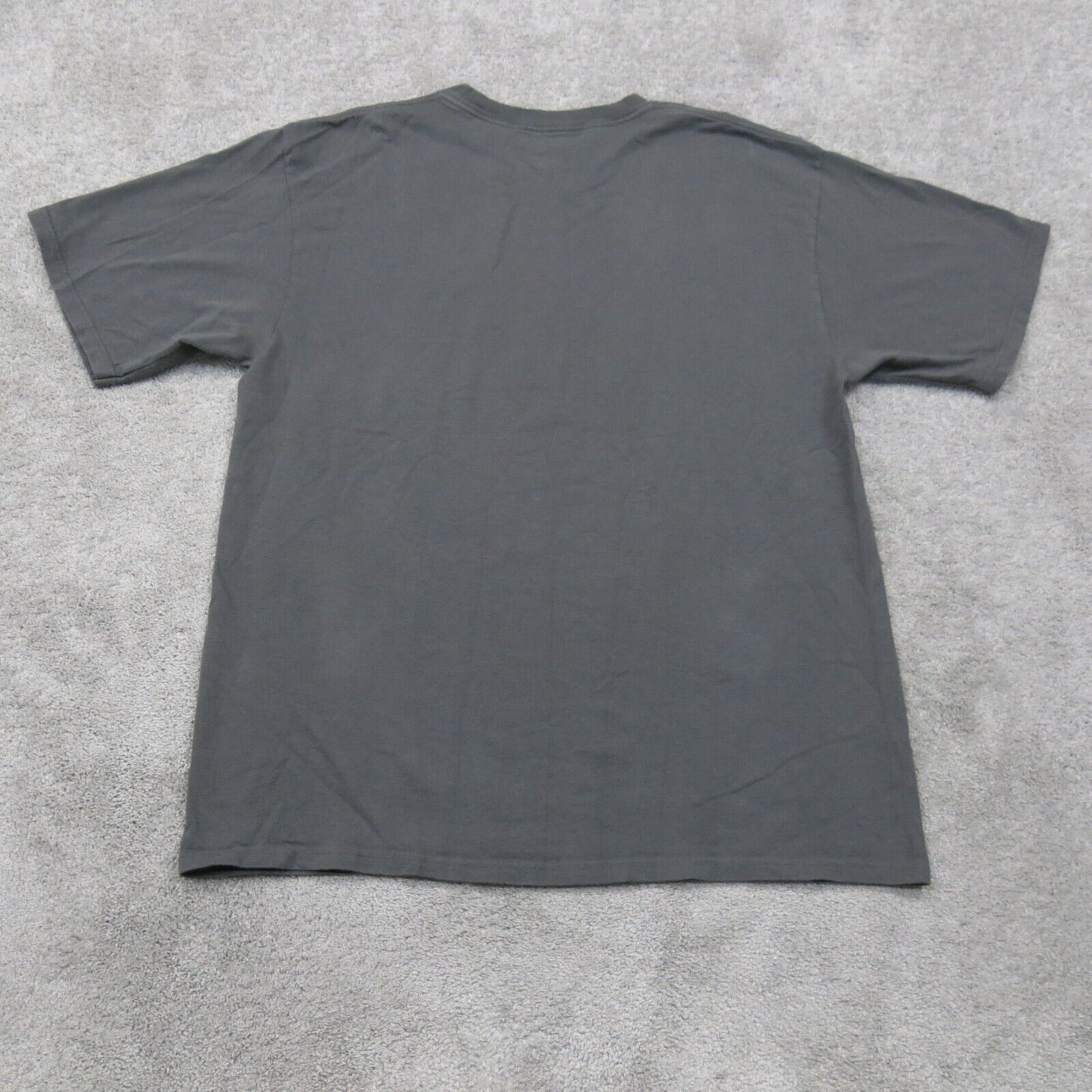 Majestic Mens Crew Neck T Shirt Short Sleeves Athletic Fit Dark Slate Gray SZ L