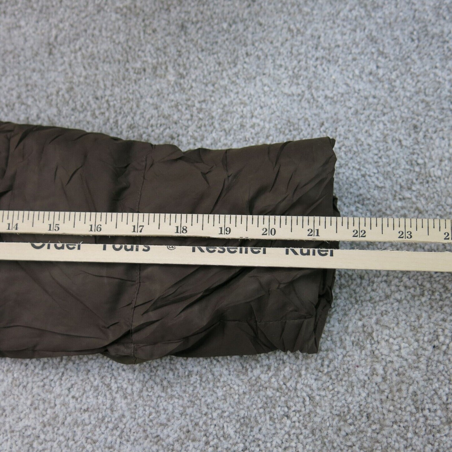 Old Navy Women Puffer Jacket Full Zip Up Windbreaker Long Sleeves Brown Size M