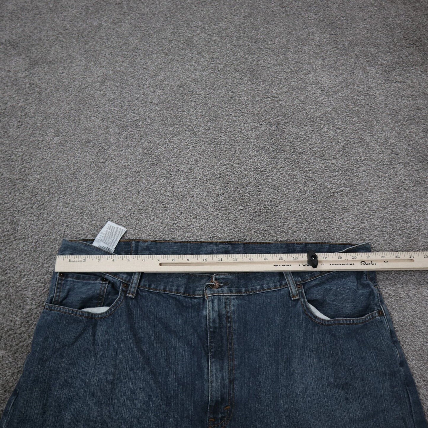 Levis 559 Mens Jeans Straight Leg Mid Rise Five Pockets Blue Size W44XL29