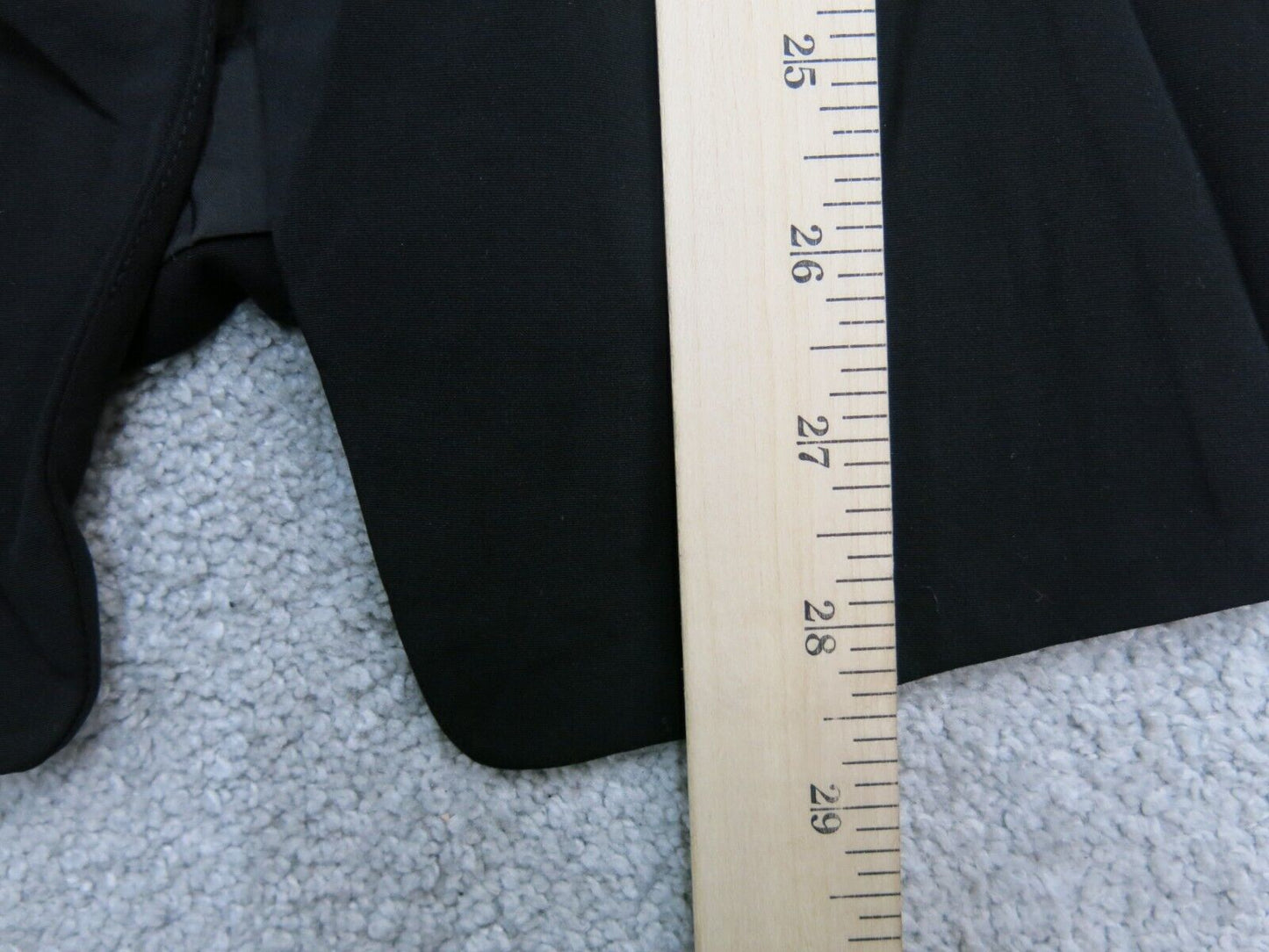 Ann Taylor Womens Blazer Coat Single Breasted Long Sleeves Pockets Black Size 4